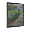 About The Path / Sunflowers for Wishes at Buttonwood Farm - Vertical Framed Premium Gallery Wrap Canvas - Image 3