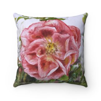 Heritage Rose 1 - Spun Polyester Square Pillow