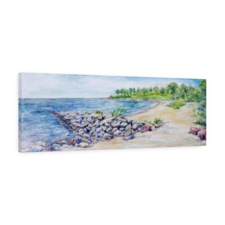 Hole in the Wall Beach - Canvas Gallery Wraps