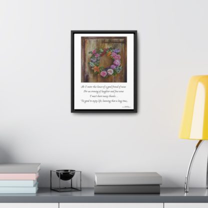 Thankful Wreath (Poem Only) - Gallery Canvas Wraps, Vertical Frame - Image 9