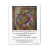 Thankful Wreath - Full Canvas Gallery Wrap (White sides) - Image 2