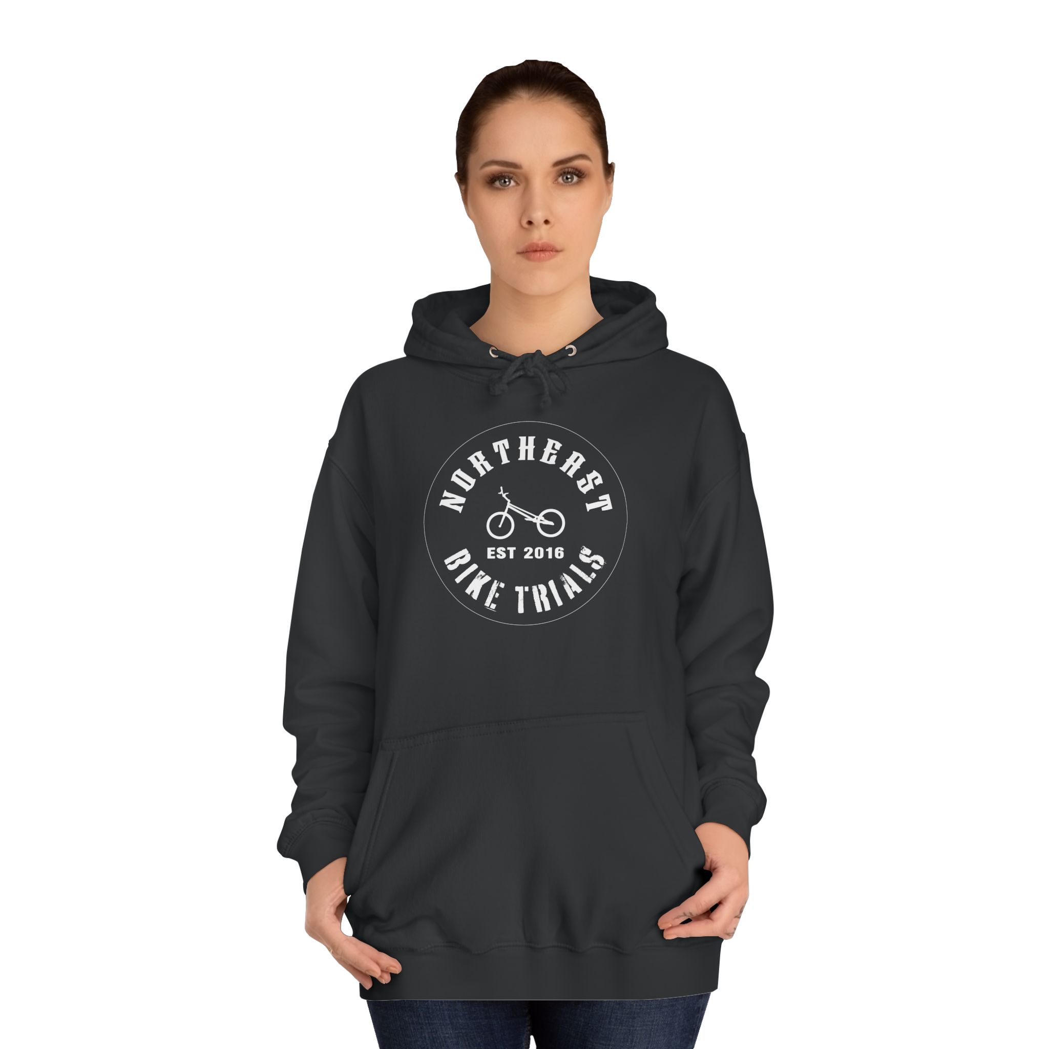 Northeast Bike Trials - Unisex College Hoodie - Image 4