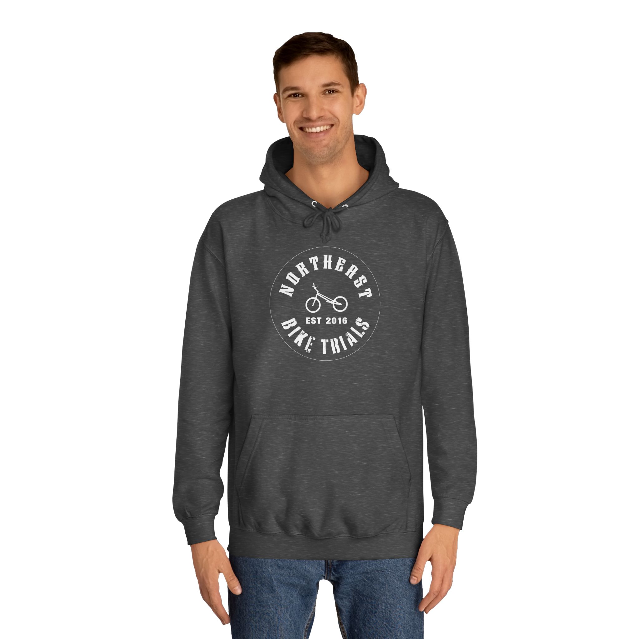 Northeast Bike Trials - Unisex College Hoodie - Image 15