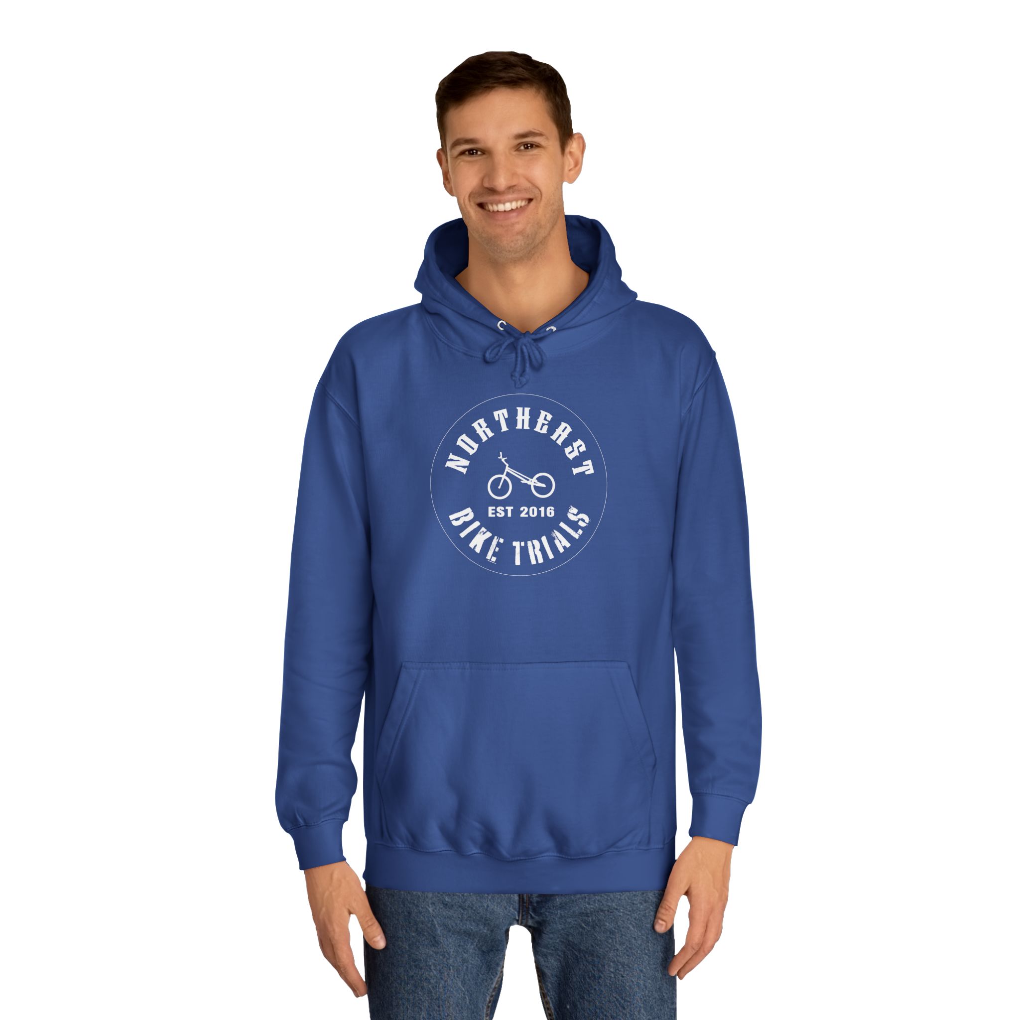Northeast Bike Trials - Unisex College Hoodie - Image 11