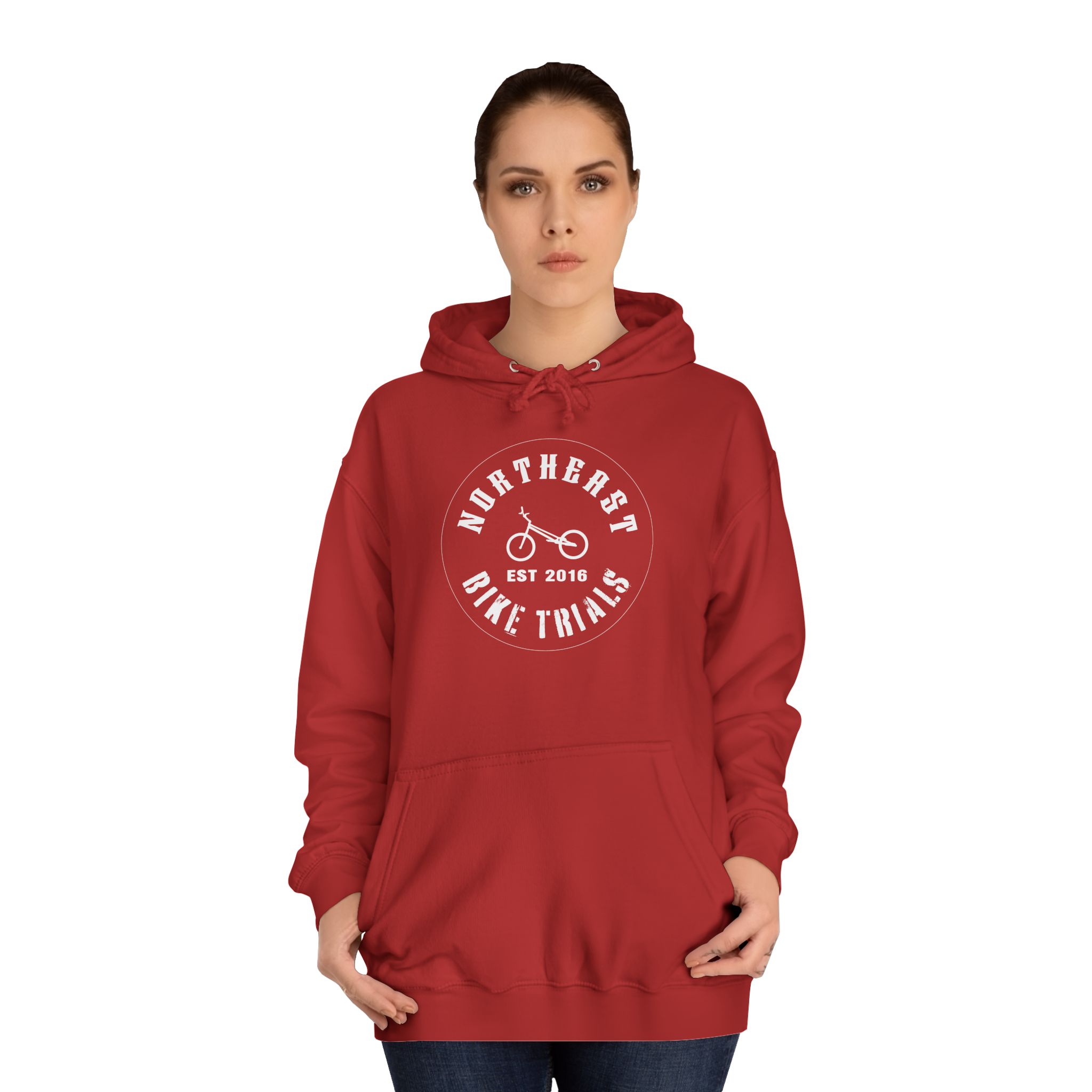 Northeast Bike Trials - Unisex College Hoodie - Image 28