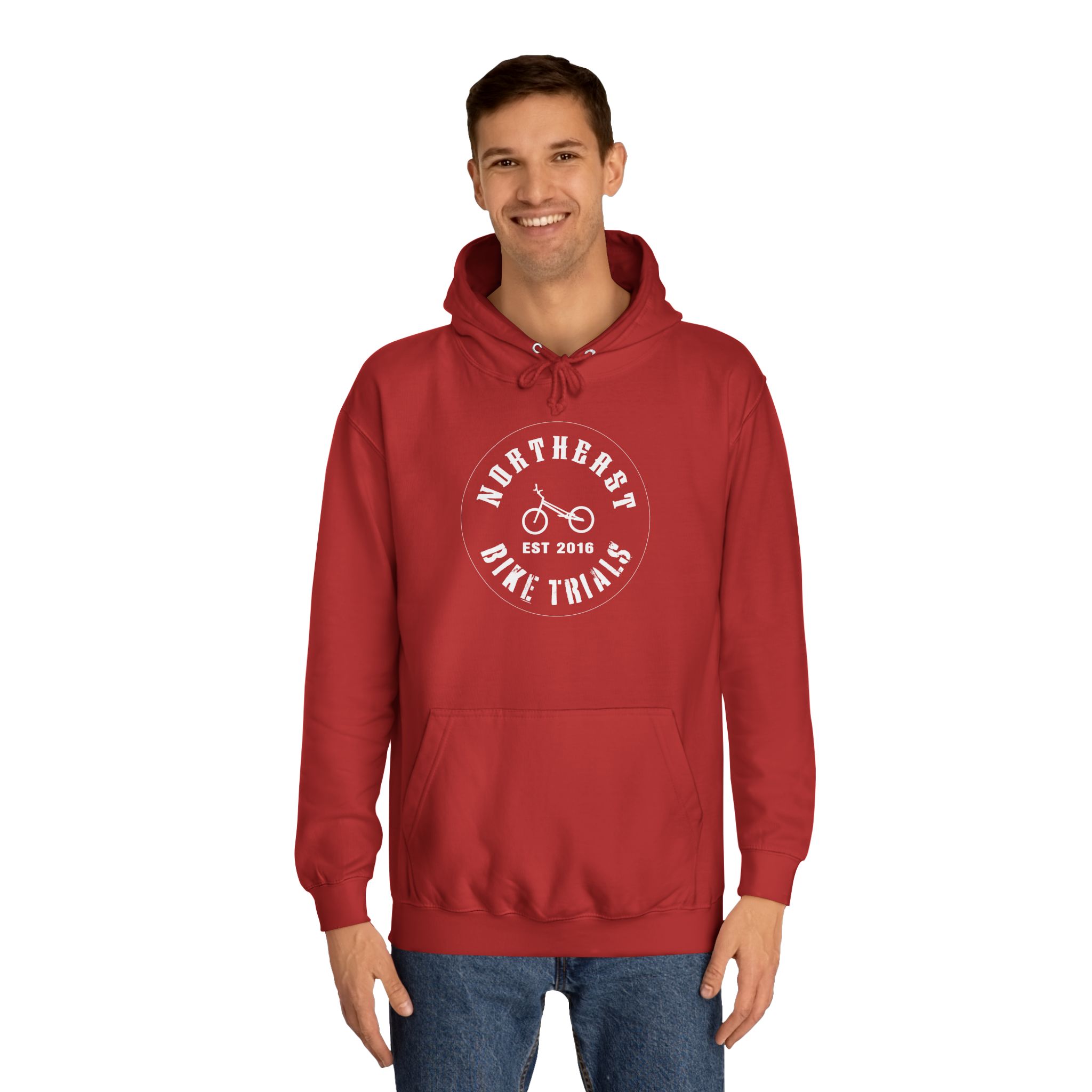 Northeast Bike Trials - Unisex College Hoodie - Image 27