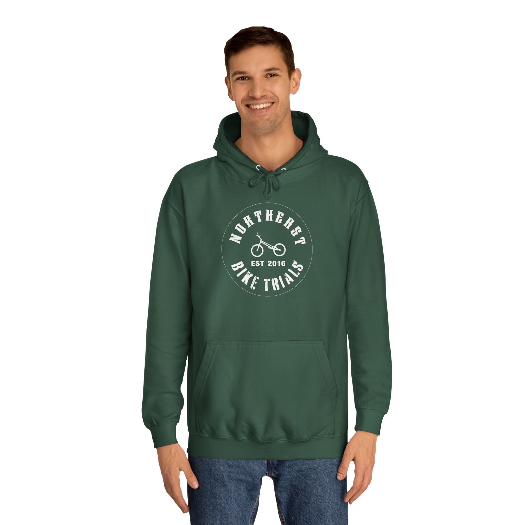 Northeast Bike Trials - Unisex College Hoodie - Image 7
